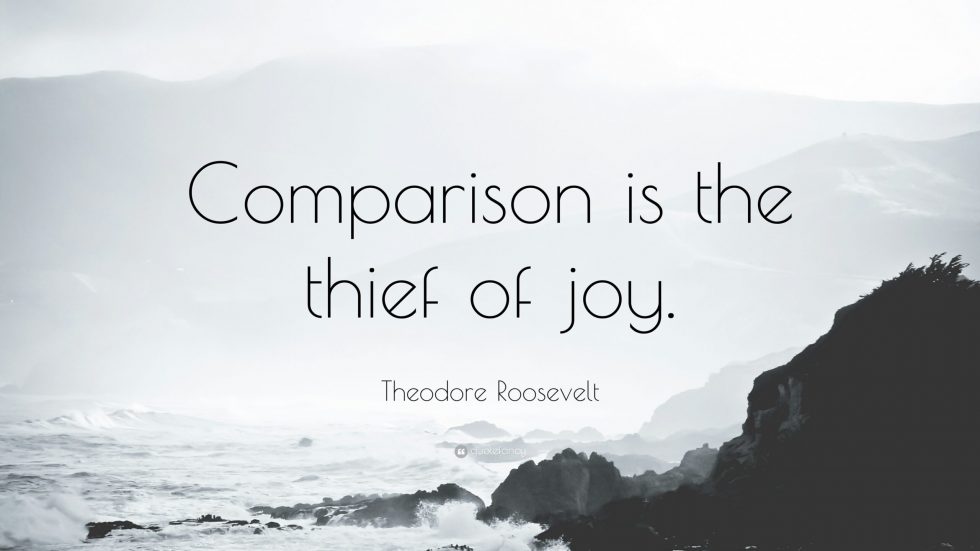 Comparison is the Thief of Joy Ordain Minister
